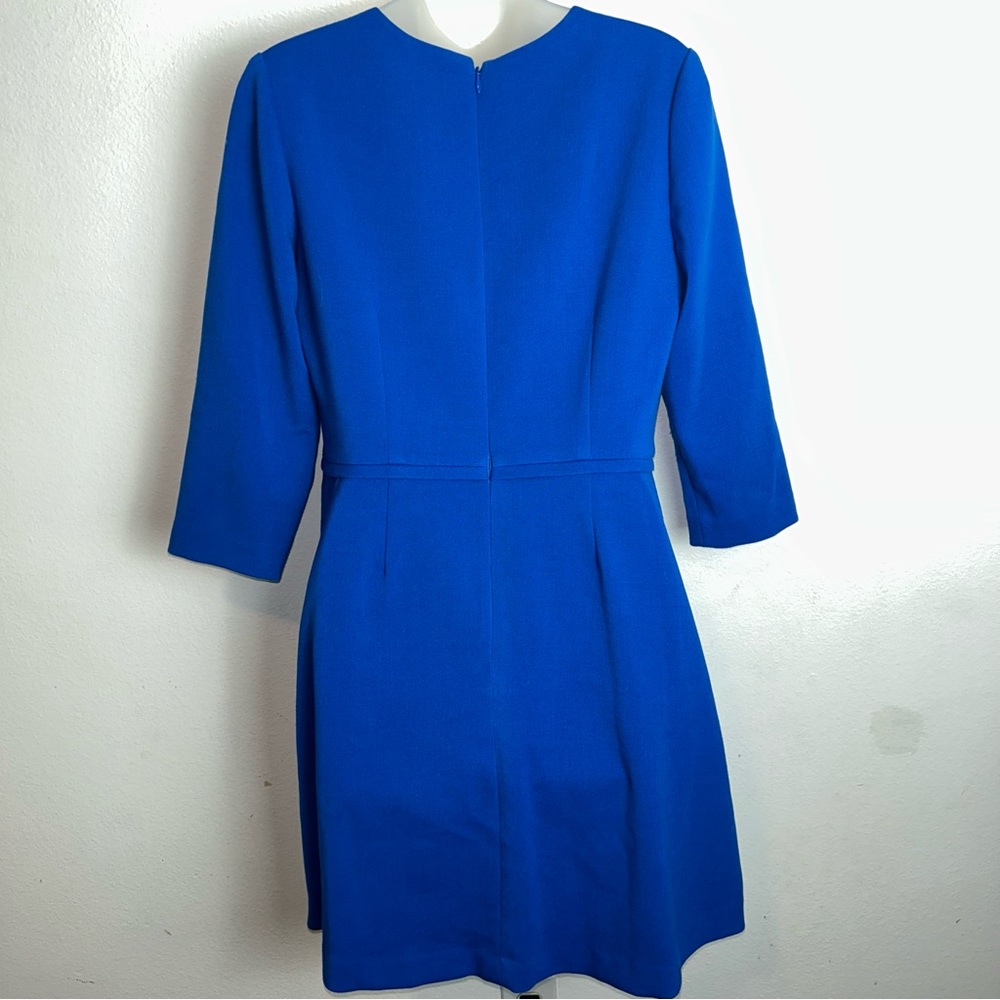 Eliza J royal blue 3/4 sleeve fit and flare mini dress - Picture 3 of 5